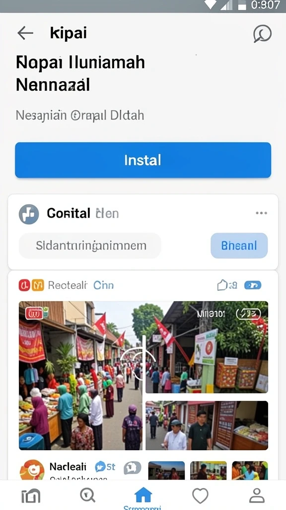 Tampilan antarmuka aplikasi yang bersih dan modern.