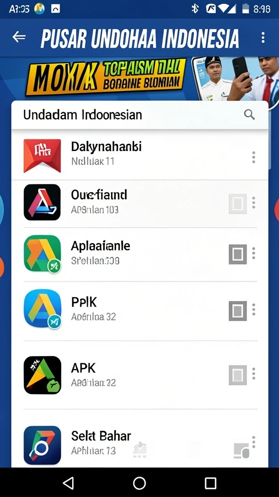 Tampilan utama permainan slot dengan berbagai tema menarik.