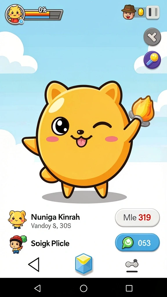 Cuplikan interaksi antar pemain dalam mode multiplayer.