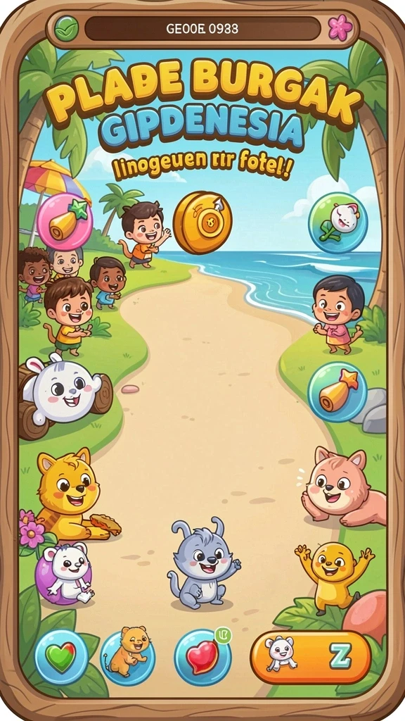 Karakter dengan desain yang unik dan menarik.