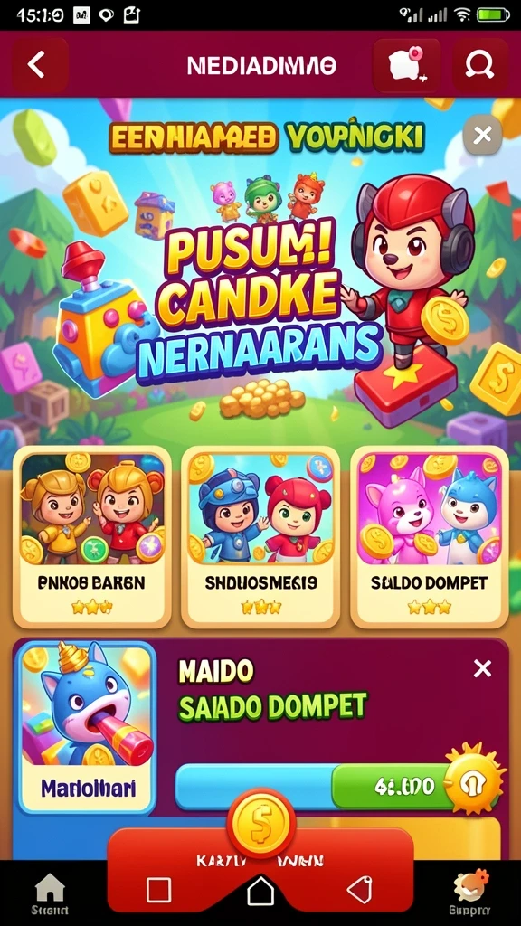 Turnamen mingguan dengan hadiah menarik.