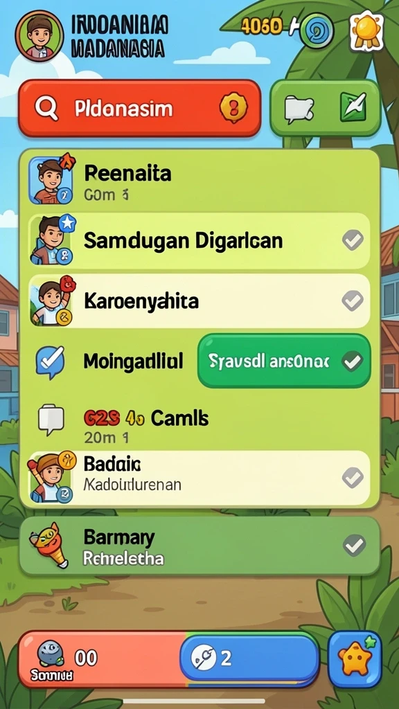 Level baru dengan tantangan yang lebih tinggi.