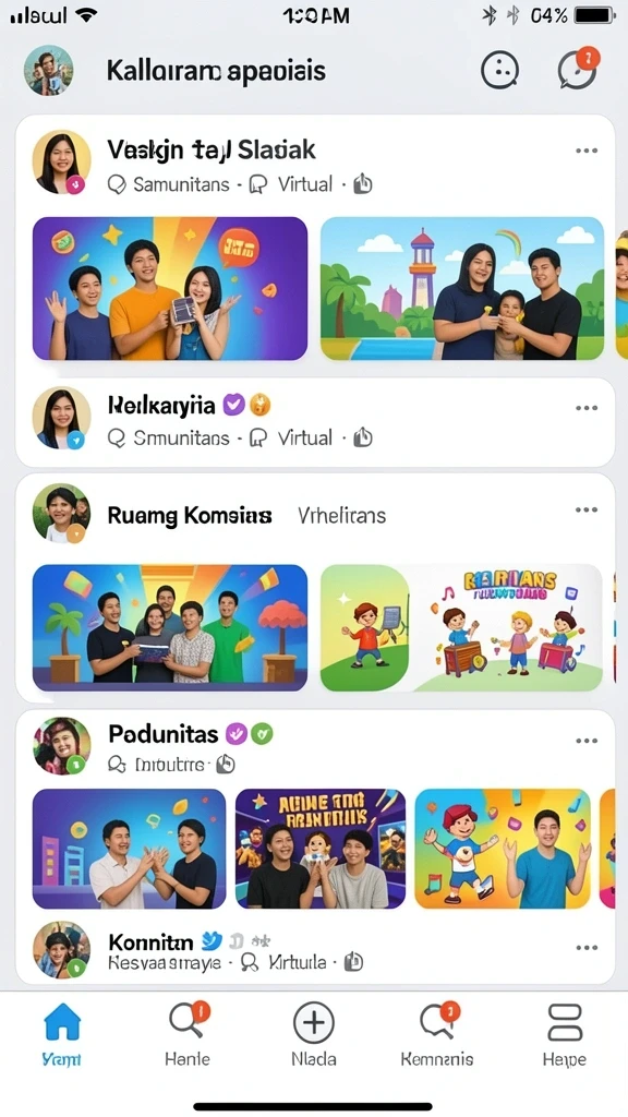Tampilan awal aplikasi ARISTA88 yang menarik.