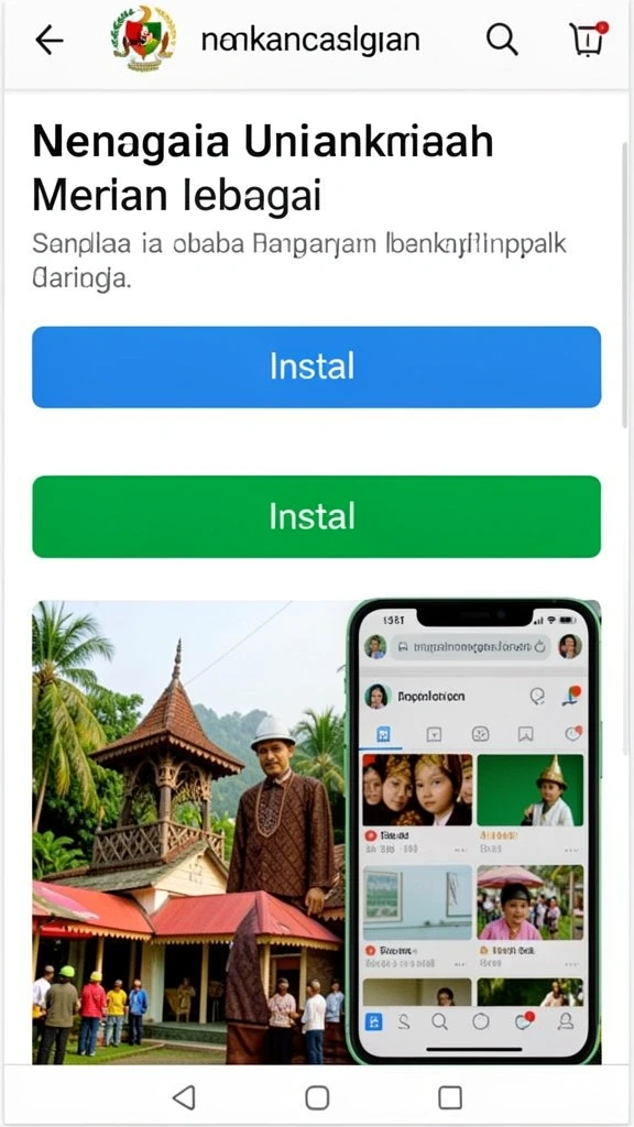 Screenshot menampilkan tampilan grafis yang mengesankan.