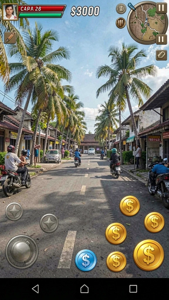Grafis yang memukau dan animasi menarik.