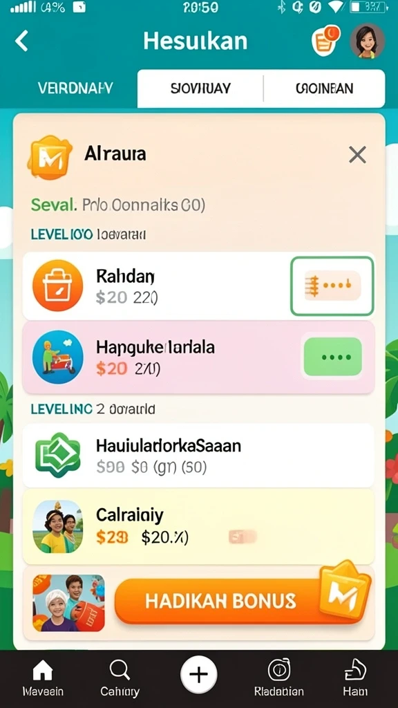 Bonus menarik bagi pengguna baru dan setia.