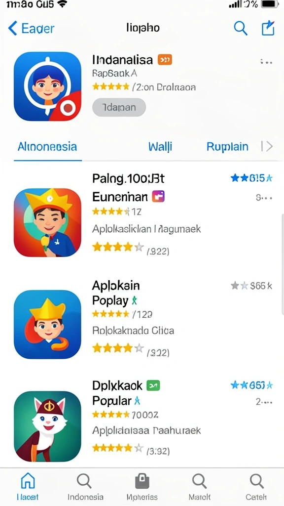 Tantangan seru di setiap level.