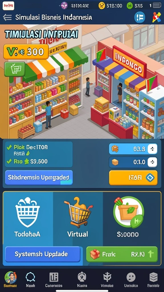 Grafik karakter yang detail dan menarik.