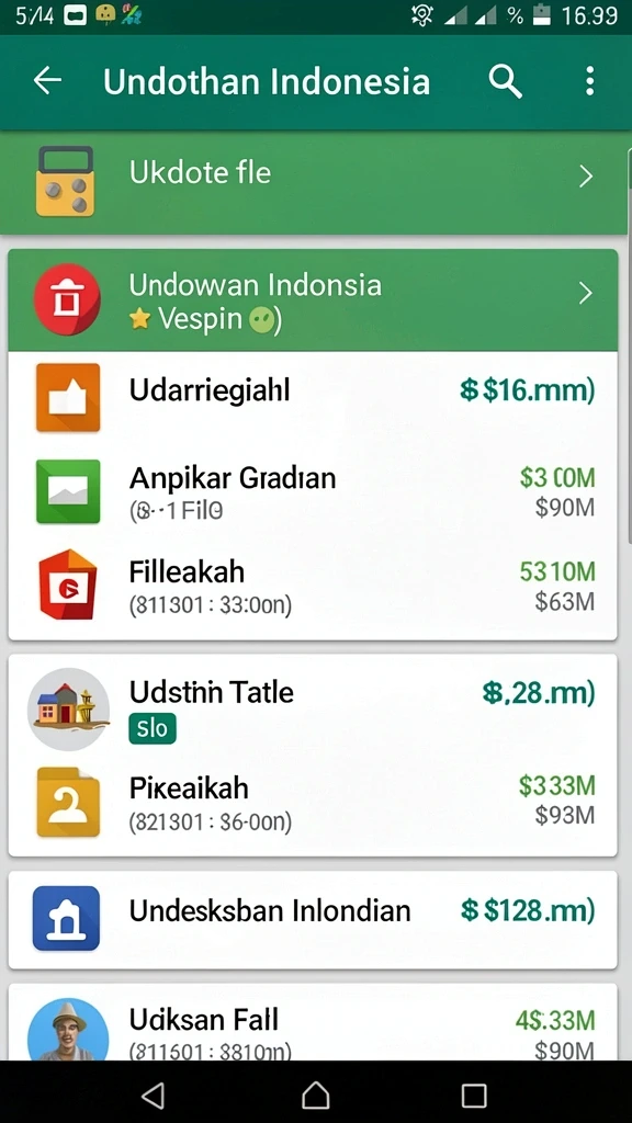 Tampilan antarmuka pengguna yang menarik dan intuitif.