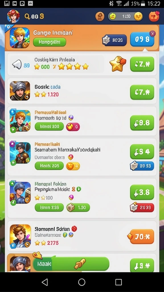 Screenshot menunjukkan karakter utama dalam aksi.