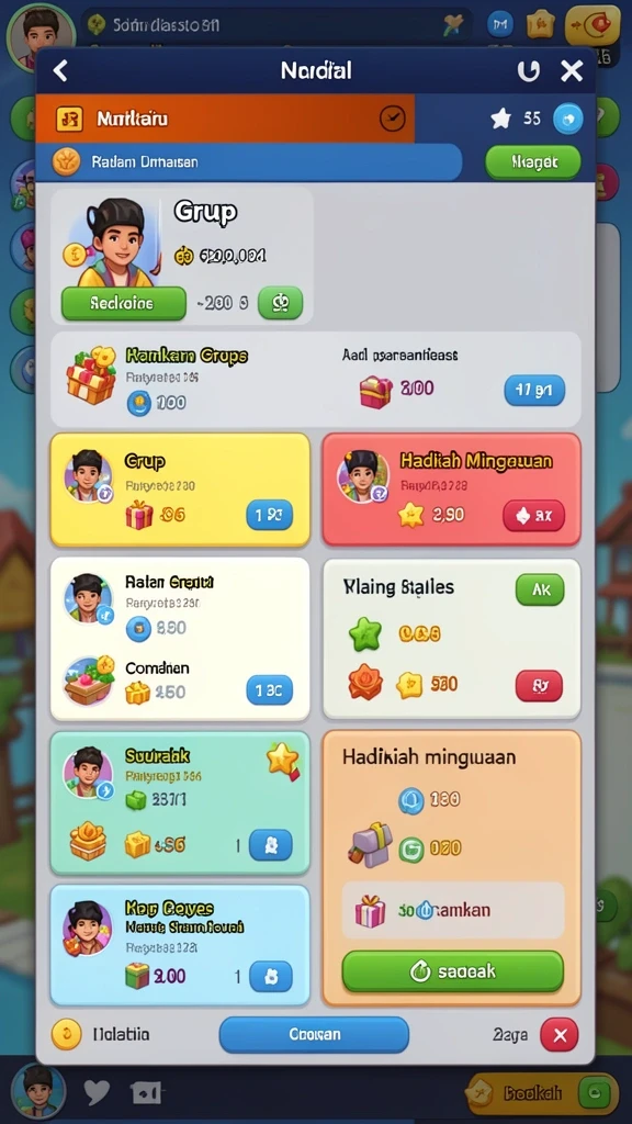Grafis cerah saat bermain di level menengah.