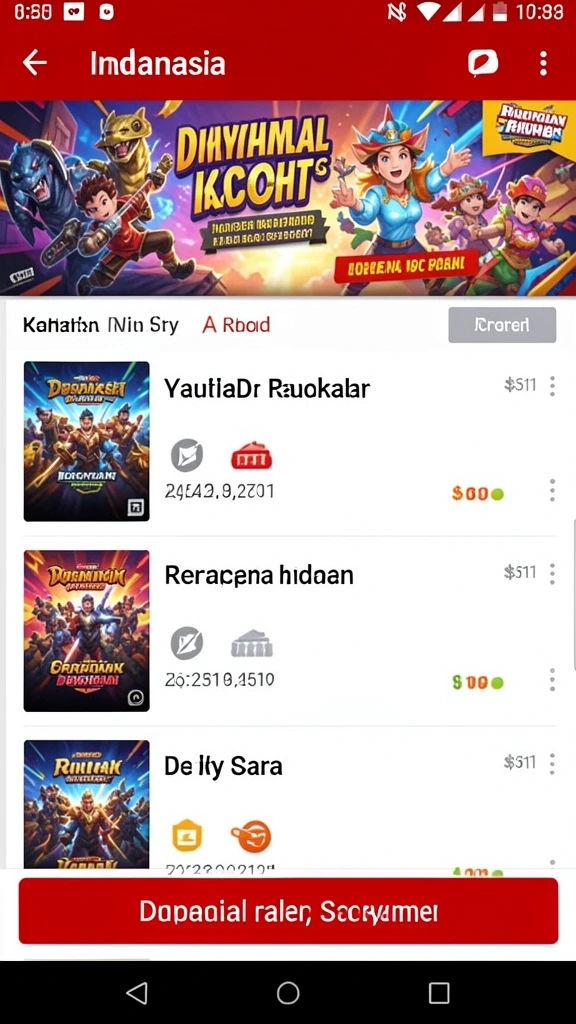 Mode permainan yang seru dan penuh tantangan.