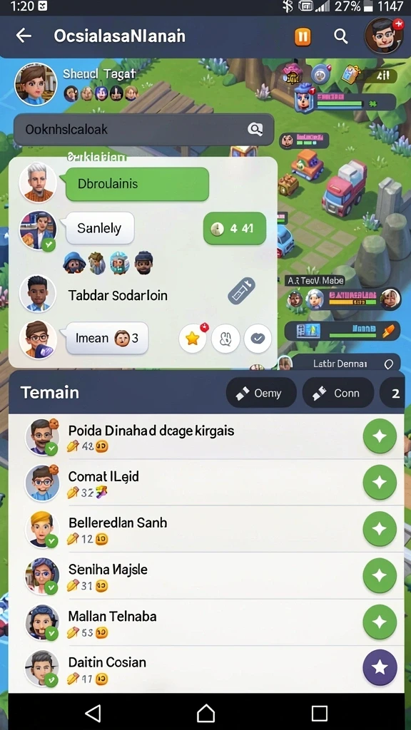 Screenshot fitur permainan yang penuh aksi.