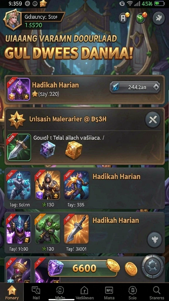 Screenshot gameplay yang menunjukkan keseruan bertanding.
