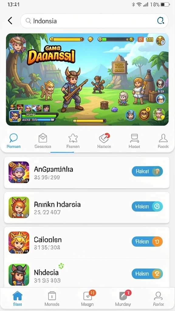 Karakter heroik dengan desain yang membanggakan.
