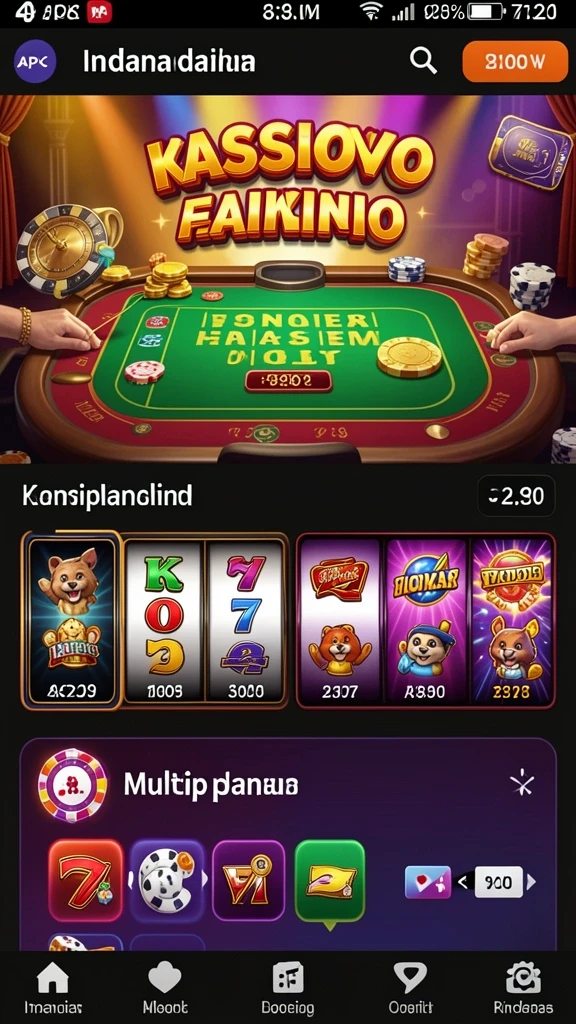 Tampilan antarmuka yang modern dan menarik.