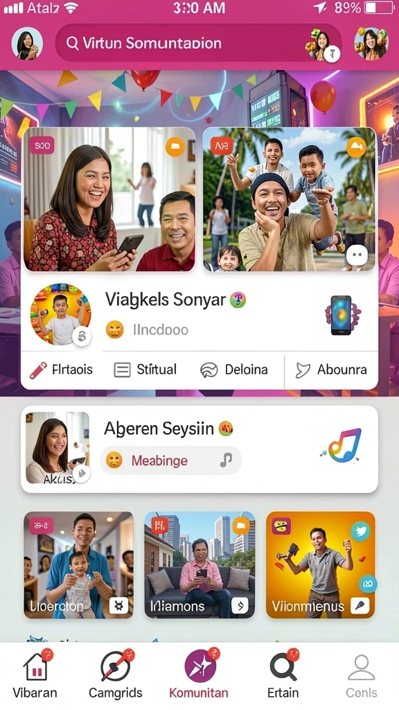 Komunitas aktif yang selalu siap membantu pemain baru.