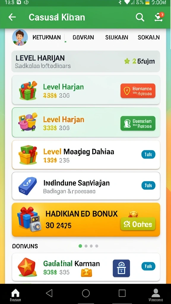 Beragam pilihan permainan untuk semua jenis pemain.