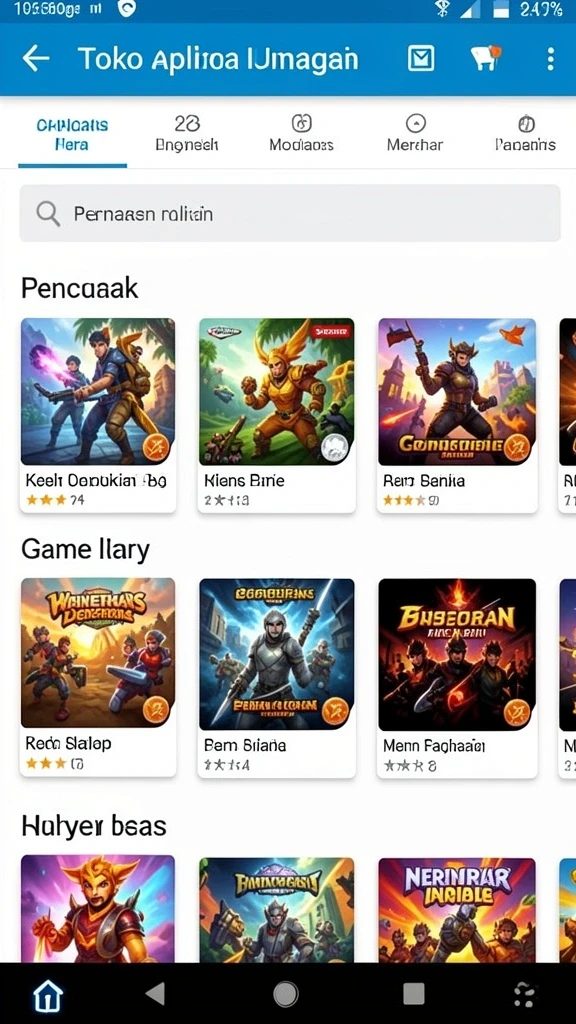 Tampilan antarmuka yang menarik dan mudah digunakan.