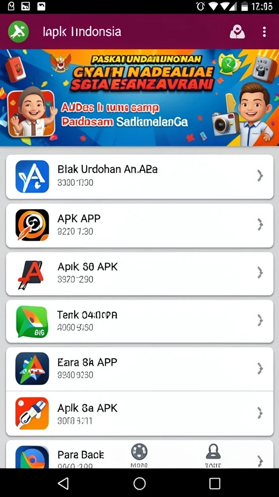 Level permainan yang menantang dan seru.