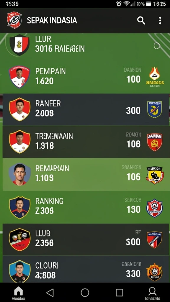 Berbagai pilihan permainan slot yang tersedia.