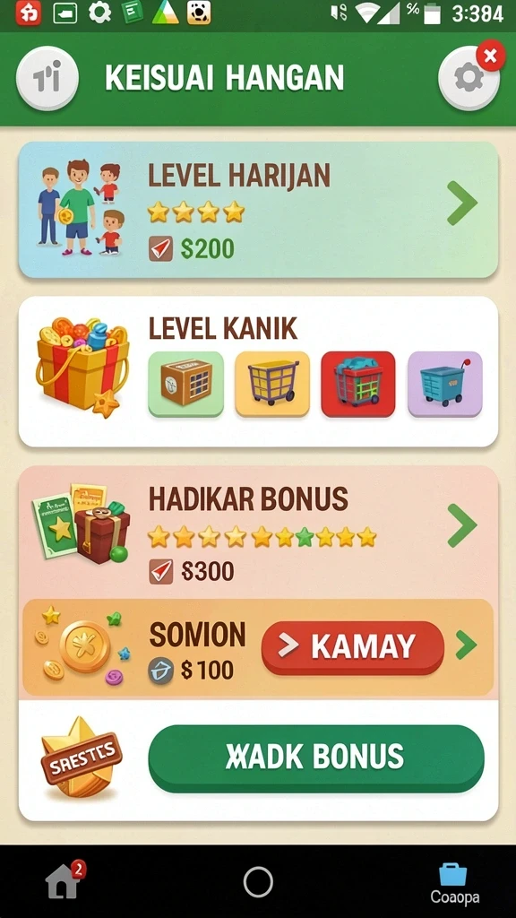Beragam tema permainan slot yang menghibur.