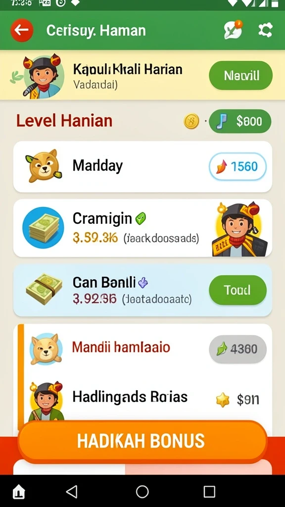 Berbagai pilihan permainan judi yang mengasyikkan.