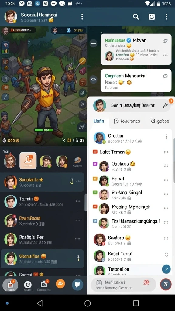 Karakter hoki dengan desain unik dan menarik.