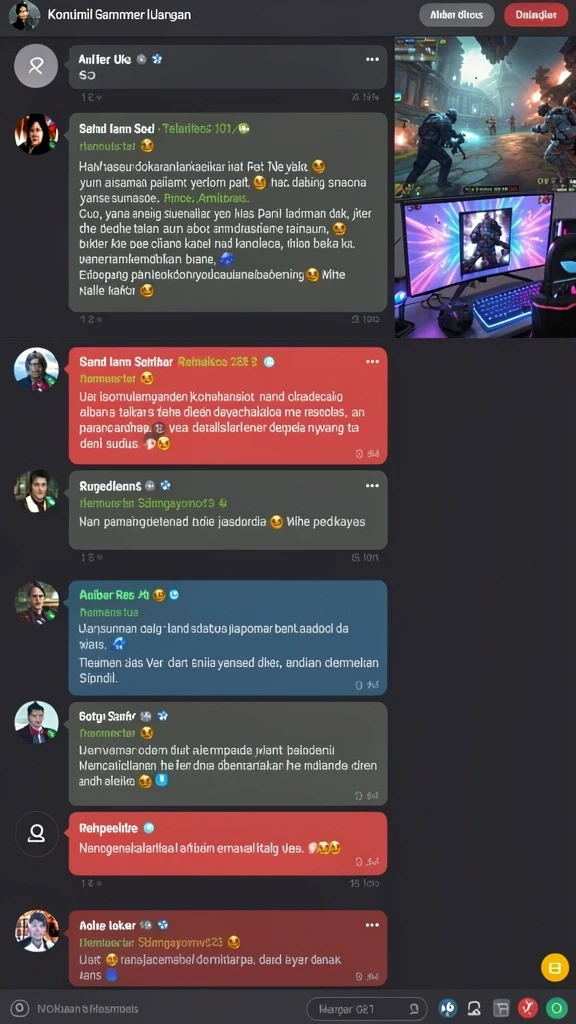 Berbagai karakter menarik untuk dipilih oleh pemain.